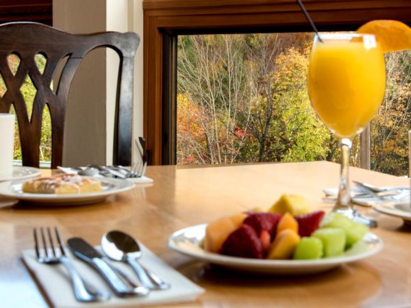 rise and shine, breakfast in bed, family packages, mountain club on loon