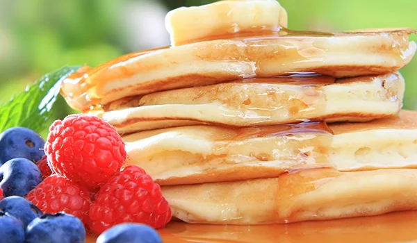 pancakes, breakfast, complimentary, continental, mountain club on loon