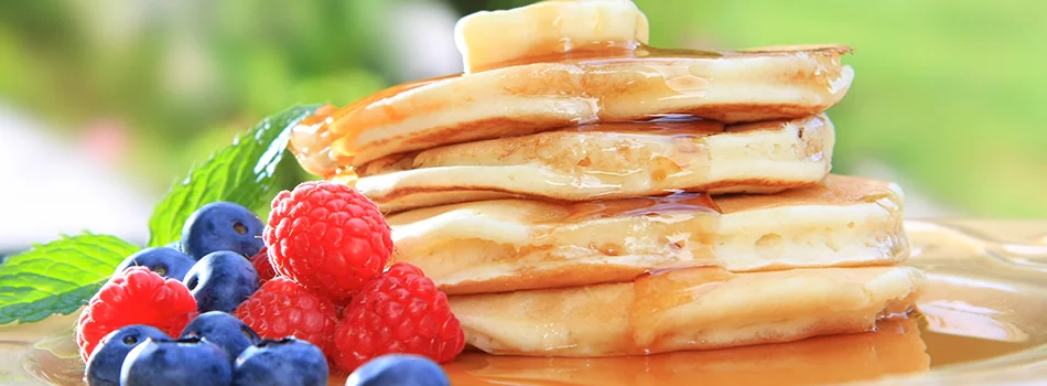 pancakes, breakfast, complimentary, continental, mountain club on loon