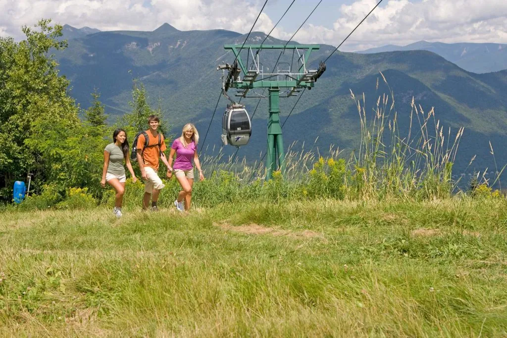 Loon Mountain Hiking in summer