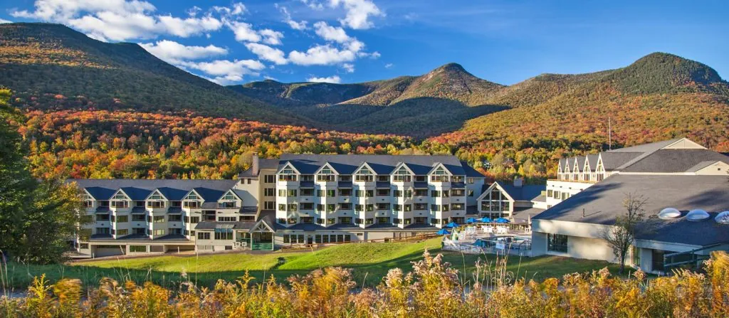 Mountain Club on Loon in Fall, Lincoln New Hampshire