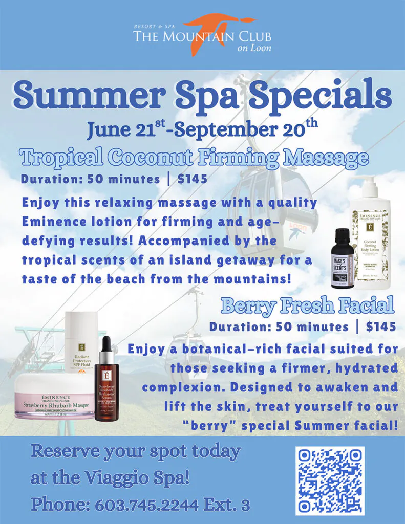 Mt Club on Loon Summer Spa Special 2026